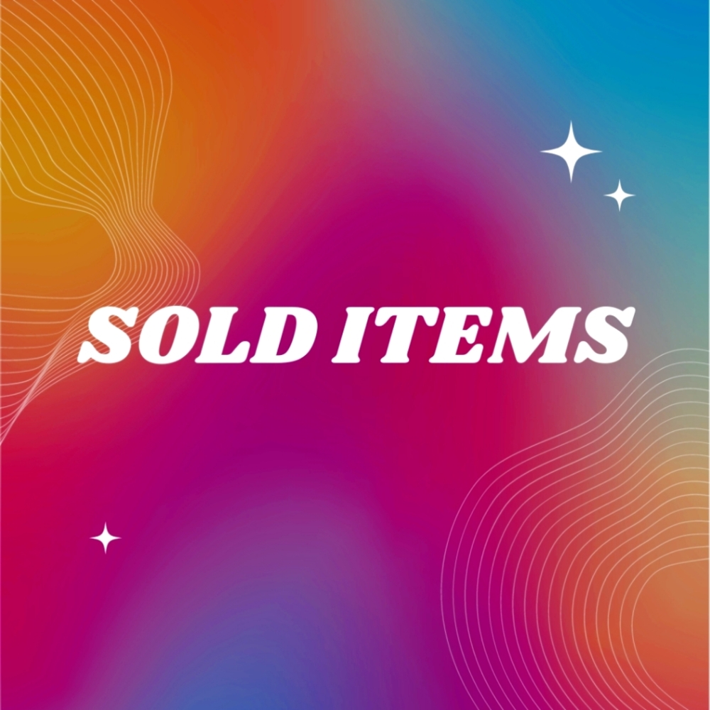 All Items Past Here Are Sold
